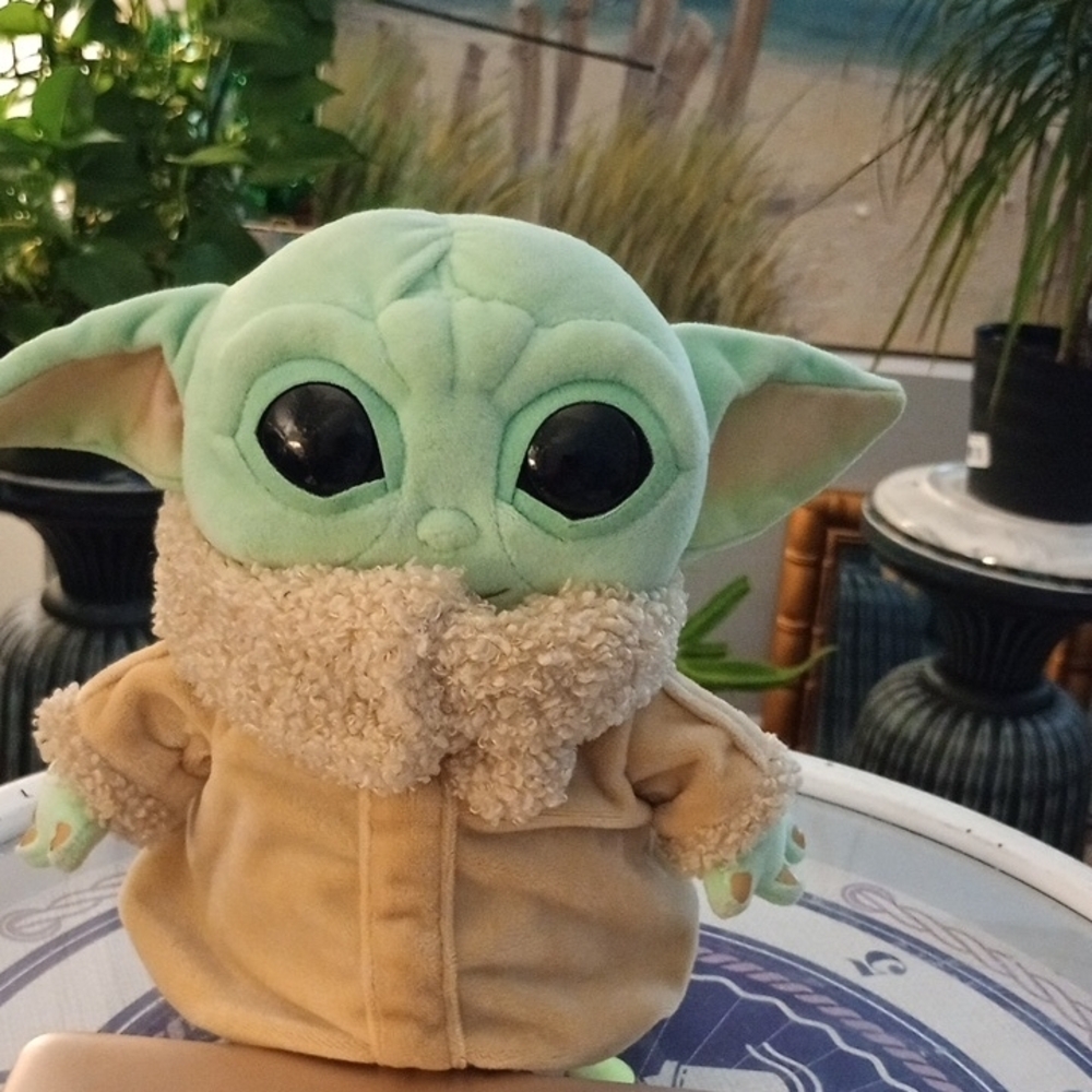 Plush Green and Tan Toy